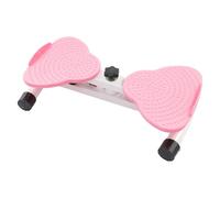 Waist Twister Machine, planche à disque torsadée réglable, appareil de fitness compact, capacité de charge 100 kg, pour yoga, pilates et entraînement quotidien (rose)