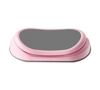 Waist Twisting Machine, Compact Ab Twist Board, Seated Twisting Disc, Muscle Training Device for Home Gym, Balcony, and Indoor Fitness, 19.21x10.43x4.33 inches, Pink