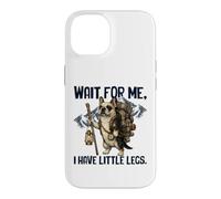 Wait for Me I Have Little Legs Bouledogue français Amusant Coque pour iPhone 14