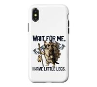 Wait for Me I Have Little Legs Bouledogue français Amusant Coque pour iPhone X/XS