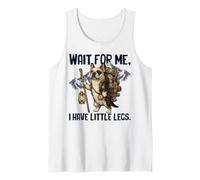 Wait for Me I Have Little Legs Bouledogue français Amusant Débardeur