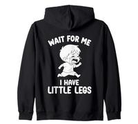 Wait for Me - J'Ai de Petites Jambes Meme Funny Short Legs Boy Sweat à Capuche