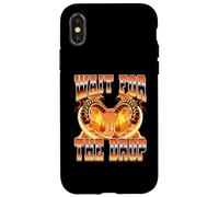 Wait for The Drop Roller Coaster Amusement Park années 90 Coque pour iPhone X/XS