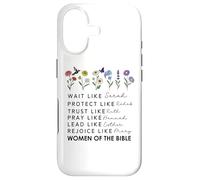 Wait Like Sarah Protect Like Rahab Women of The Bible Quote Coque pour iPhone 17