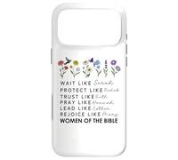 Wait Like Sarah Protect Like Rahab Women of The Bible Quote Coque pour iPhone 17 Pro Max