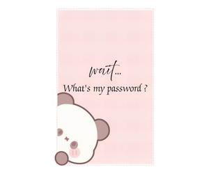 Wait what's my password: Password book, perfect for self use , perfect for gifting, office use