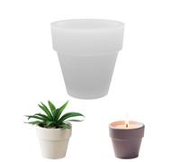 Waitamo Moule Silicone Resine Epoxy, Mini Pot de Fleurs Moule en Plâtre