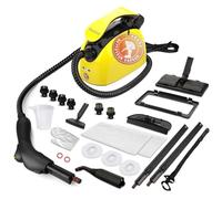 Waitbird Nettoyeur à vapeur, complet avec 21 accessoires, 248 °F haute température, réservoir d'eau de 1,1 l, adapté pour le nettoyage des fours, tapis, canapés, coussins, jouets et sols lisses.