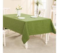 WAITER TREE Nappe rectangulaire Avocat Impermeable Effet Lin 145 x 300 cm | Nappe de table Anti-Tache Nappe exterieur Lavable Moderne Restaurant Jardin Noel Anniversaire Mariage Maison Fête