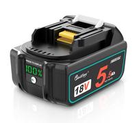 Waitley Batterie 5500mAh 18V pour Makita BL1850 BL1860B BL1840 BL1830 BL1820B BL1815, Compatible avec Outils Électriques Makita 18V Li-ION