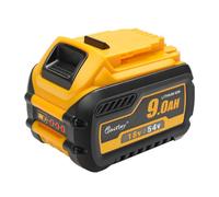 Waitley Batterie de rechange 9,0 Ah pour outils lithium-ion DeWalt 18 V/54 V compatible avec perceuse sans fil, meuleuse d'angle, scie circulaire, souffleur à feuilles