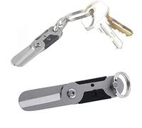 WAITLOVER Mini ciseaux pliants EDC de poche pour l'extérieur - Outil pliable - Fournitures de couteau - Accessoires de coupe A2G6 - Ciseaux de pêche - Porte-clés