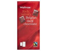 Waitrose Chocolat noir belge 200 g
