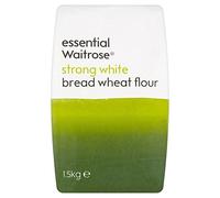 Waitrose Flour Strong White Plain Bread Essential 1.5kg
