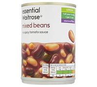 Waitrose Mixed Beans in a Spicy Tomato Sauce Essential 410g