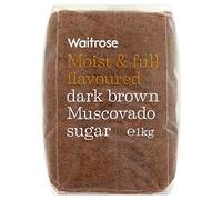 Waitrose Sucre Muscovado brun foncé 1 kg