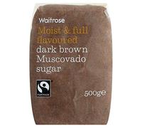 Waitrose Sugar Dark Brown Muscovado 500g