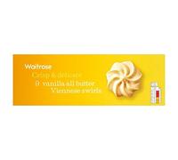 Waitrose Viennese Swirls Vanille 125g