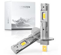 WAIXINGREN Ampoule H1 LED Ventilé 32000LM, 100W 6500K Lumière Blanche
