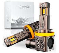 WAIXINGREN Ampoule H11 LED Ventilé 32000LM, 100W 6500K Lumière Blanche