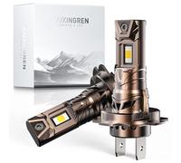 WAIXINGREN Ampoule H7 LED Ventilé 32000LM, 100W 6500K Lumière Blanche