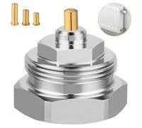 WAIZHIUA Adaptateur de valve de radiateur M30 x 1,0 vers M30 x 1,5, compatible avec les valves Oventrop 1011445, adaptateur fileté pour thermostats/valves de chauffage