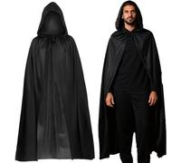 WAIZHIUA Costume d'Halloween, cape de vampire de 160 cm, costume de vampire pour adulte, unisexe, cape d'Halloween pour enfants, légère et respirante, cape avec capuche, pour carnaval, Halloween