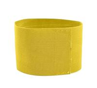 WAJJWI 10 brassards de Football, Couleur Unie, élastiques, avec Fermeture Auto-agrippante en Nylon, Badge Manche pour Football et Entraînement(Gold)