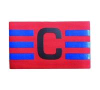 WAJJWI 10 brassards de Football élastiques et Ajustables avec Badge pour Football et Entraînement(Rose Red)