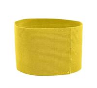 WAJJWI 10 brassards élastiques en Nylon uni, de Football avec Badge pour Football et Entraînement(Gold)