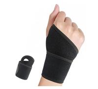 WAJJWI 3 Pairs Gym Sports Wristband Wrist Protector Palm Guard Support Adjustable Brace Strap Compression Gloves for Carpal Tunnel pour Le Fitness, l'Haltérophilie