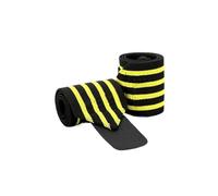 WAJJWI 3 Pairs Wristband Wrist Support Brace Straps Strength Weight Lifting Wraps Bandage Fitness Protective Equipment pour Le Fitness, l'Haltérophilie(Yellow)