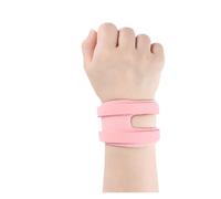 WAJJWI 3Pairs Gym Sports Wristband Wrist Protector Palm Guard Support Adjustable Brace Strap Compression Gloves for Carpal Tunnel pour Le Fitness, l'Haltérophilie(Pink)