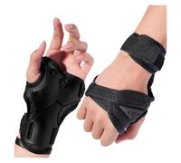 WAJJWI 3Pairs Wrist Guards Support Brace for Men Women Child Snowboarding Skatebording Roller Skating Biking MTB Sports Hand Protection pour Le Fitness, l'Haltérophilie(L)
