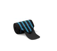 WAJJWI 3Pairs Wristband Wrist Support Brace Straps Strength Weight Lifting Wraps Bandage Fitness Protective Equipment pour Le Fitness, l'Haltérophilie(Black Blue)
