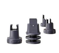 WAJJWI 4 pièces/Ensemble Machine à Laver Booster Cusion Anti-dérapant Meubles Pieds Coussinets Largeur Hauteur réglable tampons Pied de Meuble de Bureau,Table(37mm)