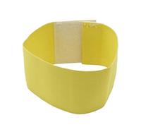 WAJJWI Brassard de Capitaine Football antidérapant, brassards d'équipe à visibilité réglable, Sport colorés for Les Sports collectifs en extérieur pour Football et Entraînement(Yellow)