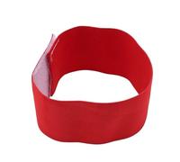 WAJJWI Brassard de Capitaine Football antidérapant, brassards d'équipe à visibilité réglable, Sport colorés for Les Sports collectifs en extérieur pour Football et Entraînement(Red)