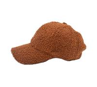 WAJJWI Casquette de Baseball Hiver Coupe-Vent en Peluche Casquettes Chaudes Femmes Hommes Simple Chapeau décontracté Confortable Plein air Chapeaux pour Grosses Têtes(Coffee)