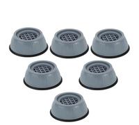 WAJJWI Coussinets de Pieds Anti-Vibration, imperméables, antidérapants, Silencieux, Tapis élévateur, Machine à Laver, amortisseurs, Support Meubles, 3/5/10/12 pièces de Bureau,Table(6pcs)