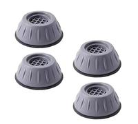 WAJJWI Coussinets de Pieds Anti-Vibration, imperméables, antidérapants, Silencieux, Tapis élévateur, Machine à Laver, Support amortisseurs, Meubles, 2 12 pièces de Bureau,Table(4pcs)