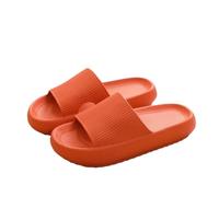 WAJJWI Femmes plate-forme épaisse nuage pantoufles intérieur maison semelle souple oreiller diapositives sandales Pour La Plage(Color3,40)