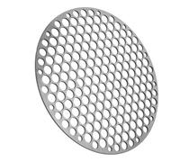 WAJJWI Filet de Barbecue Rond en Acier Inoxydable, Grille antiadhésive, for rôtir Le Bacon pour Poisson, Légumes(22CM)