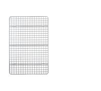 WAJJWI Grille de Refroidissement antiadhésive en Acier Inoxydable, Plateau for Biscuits, Pain, Barbecue, étagère Cuisine, Accessoires pâtisserie pour Poisson, Légumes(39x28x1.5cm)