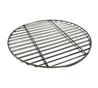 WAJJWI Grille Ronde en Acier Inoxydable for Barbecue, Grille, Filet à Vapeur, for Camping, randonnée, extérieur pour Poisson, Légumes(48cm No Ears)