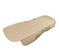 WAJJWI Housse de siège Voiture, Coussin Avant et arrière, Tissu en Lin, Respirant, antidérapant, Drap Protection, Quatre Saisons de Siege Voiture Universelle(1pc Rear Pad - D)