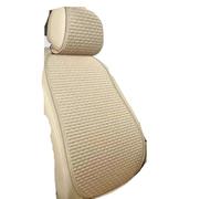 WAJJWI Housse de siège Voiture, Coussin Avant et arrière, Tissu en Lin, Respirant, antidérapant, Drap Protection, Quatre Saisons de Siege Voiture Universelle(1pc Back Pad - D)