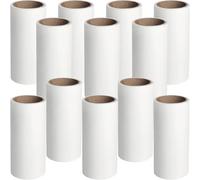 WAJJWI Rouleau Autocollant for Poils de Chiot, 12 pièces, Rouleaux Portables for Peluches, for Animaux Compagnie, Chat, Chien, bigoudi, Brosse Recharge for Tapis pour VêTements,Cheveux