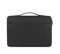 WAJJWI Sac à manches for ordinateur portable, pochette for, mallette d'ordinateur antichoc, étui de voyage for hommes d'affaires pour Ordinateur Portable(Black,15.6 inch)
