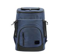 WAJJWI Sac de réfrigérateur de camping en plein air 30L haute capacité glace bière boisson sac à dos isotherme refroidisseur nourriture pique-nique sacs pour Barbecue(Blue)